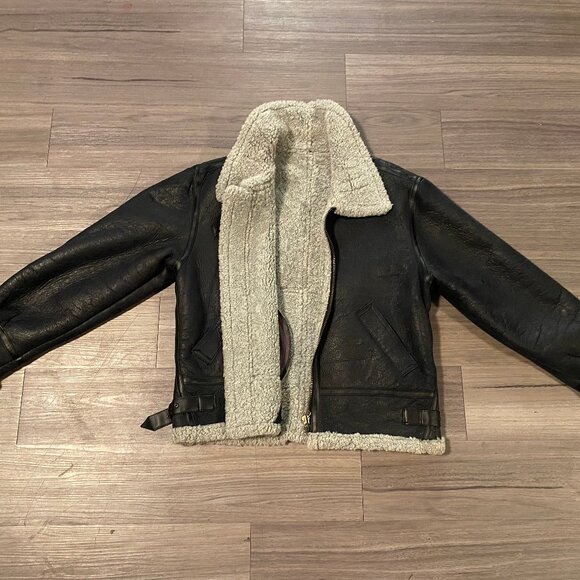 type b-3 jungwoo fur corp. military clothing air force jacket
